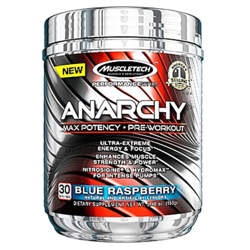MuscleTech Anarchy™ Max Potency PreWorkout 200g Well