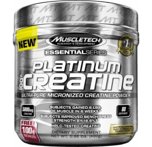 MuscleTech Platinum 100% Ultra Pure Micronised Creatine - 400g