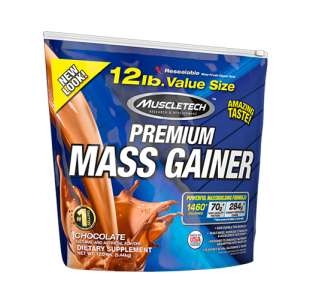 MuscleTech 100% Premium Mass Gainer - 5.44kg