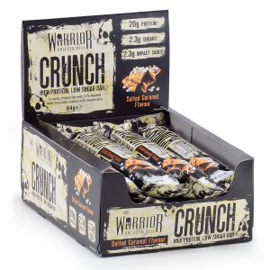 Warrior Crunch Protein Bars - Box of 12 x 64g Bars