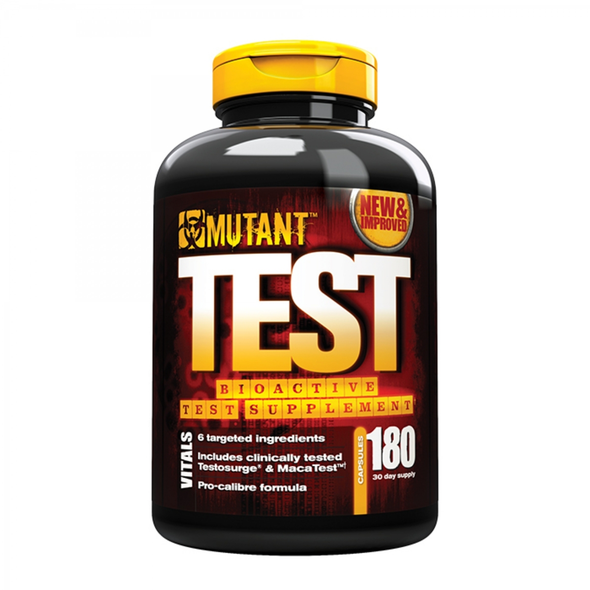 Mutant Test Testosterone Boosters with Testosurge® and MacaTest™ 180