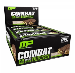 MusclePharm Combat Crunch Bars - Box of 12 x 63g Bars