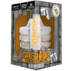 Grenade Thermo Detonator Stim Free Fat Burner - 80 Capsules