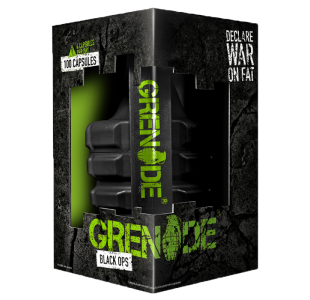 Grenade Black Ops Fat Burner for Men - 44 or 100 Capsules