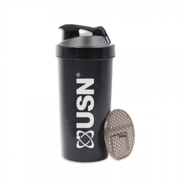 USN Mega Protein Shaker Bottle Black 1L