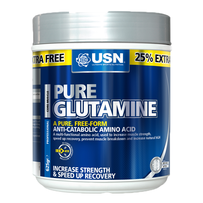 USN Pure Glutamine 625g Well Fit Protein Shops