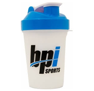 BPI Sports Shaker - White and Blue