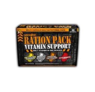 Grenade® Ration Pack Vitamin Food Supplement - 30 Day Supply