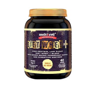 Medi-Evil Nutrition Diet Whey+ Protein Powder - 1kg