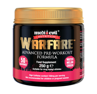 Medi-Evil Nutrition Warfare Advanced Pre Workout with BCAAs - 250g