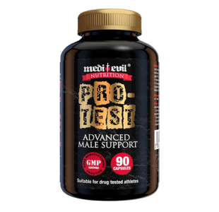 Medi-Evil Nutrition Pro-Test Testosterone Booster with ZMA - 90 Capsules