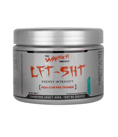 Warrior Project Lft Sht High Stimulant Pre Trainer 300g Well Fit Protein Shops